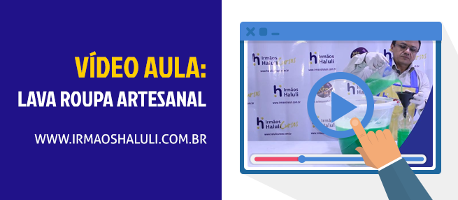 Vídeo Aula: Lava Roupa Artesanal